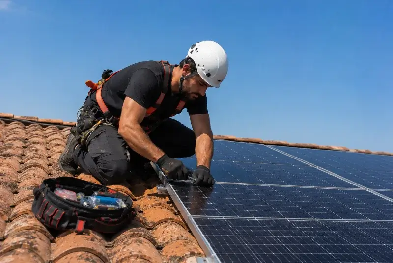 Maintenance et monitoring de panneaux solaires à Bloye